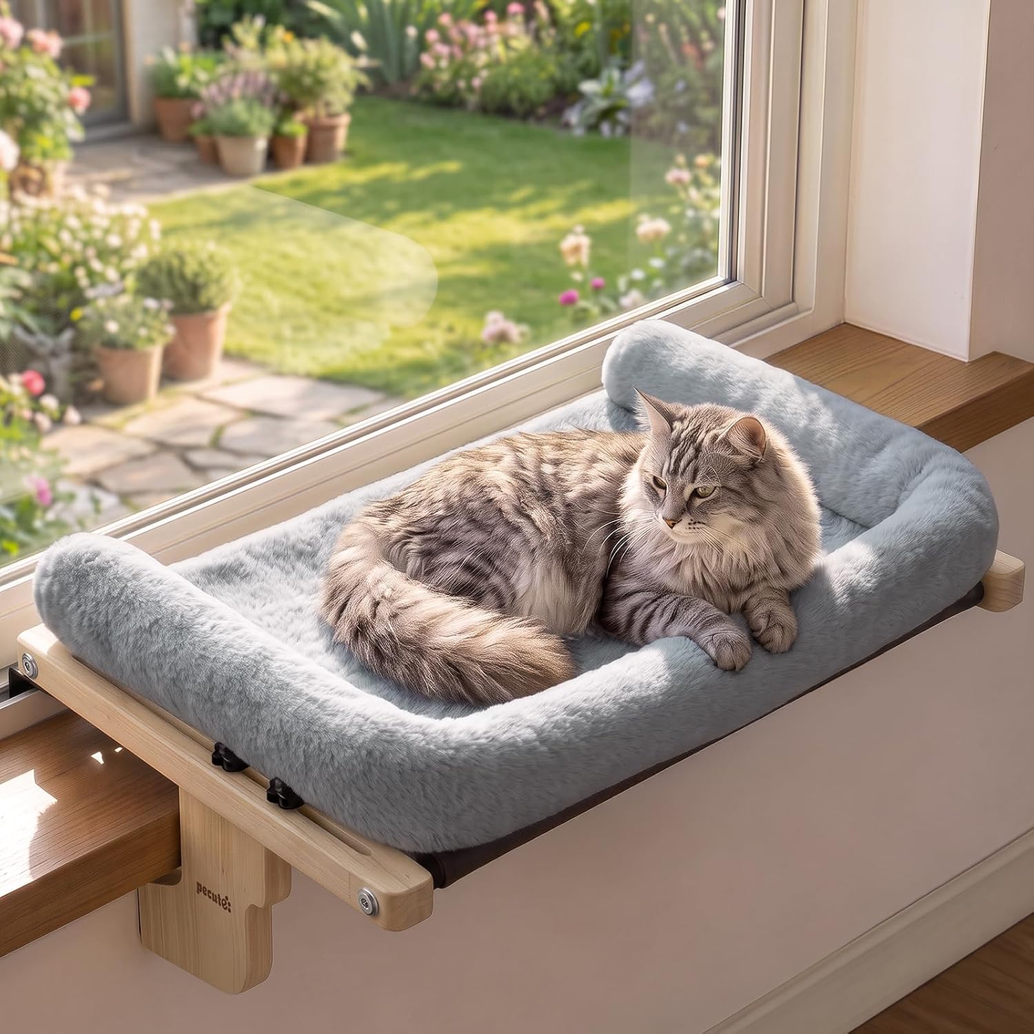 Detalle de Pecute Cat Windowsill Perch, 24.8-inch