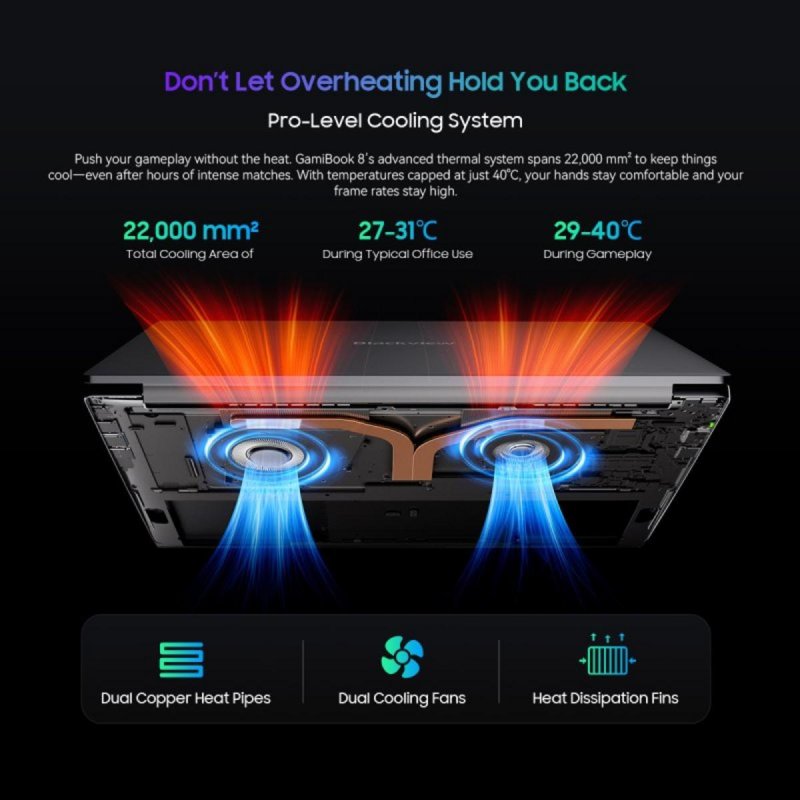 Thumbnail 3 de Blackview GamiBook 8 Ryzen 7 7735HS 32 GB 1 TB 16"