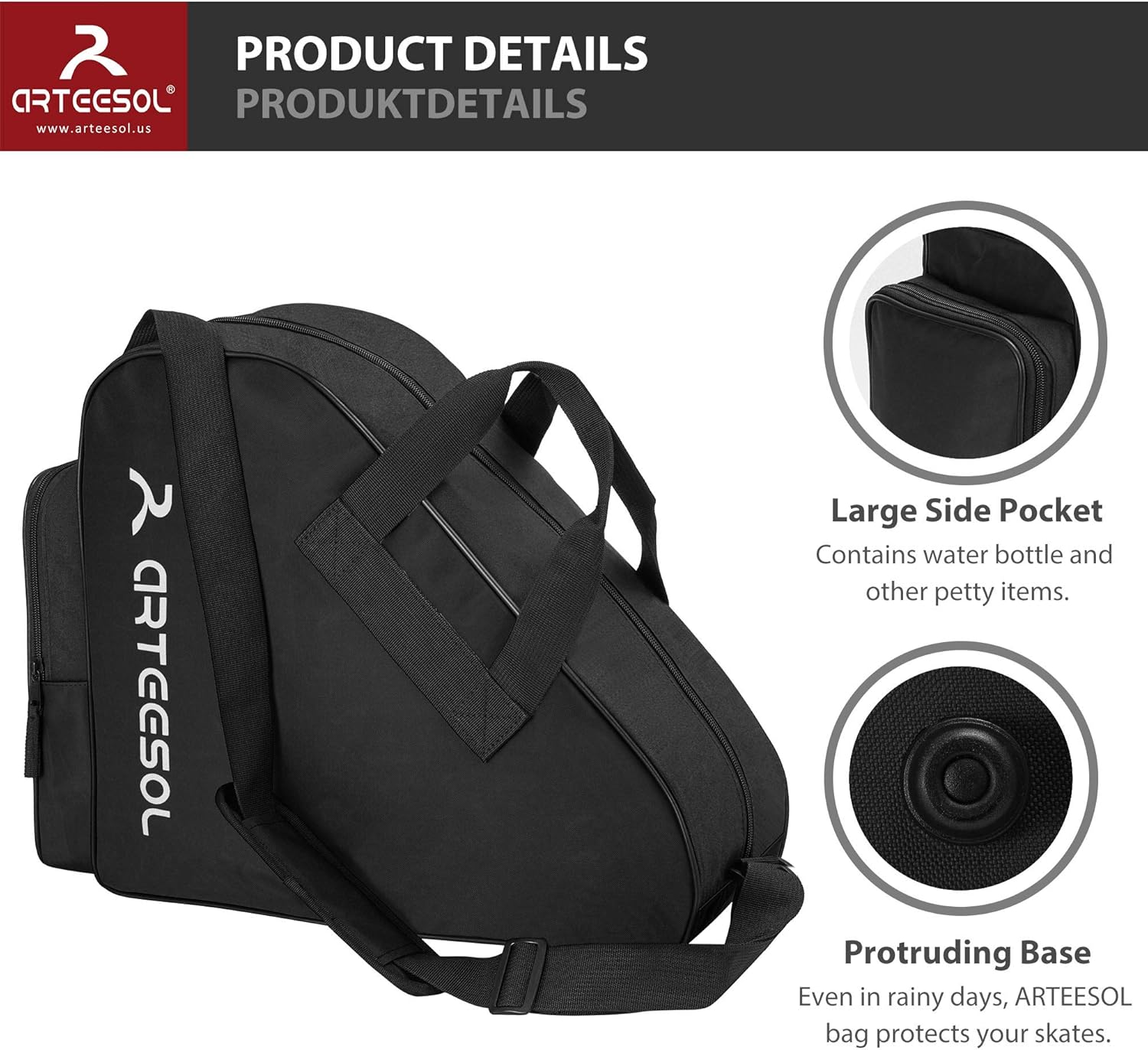 Thumbnail 3 de Blackace arteesol Bolsa Patines 42x37x15 cm