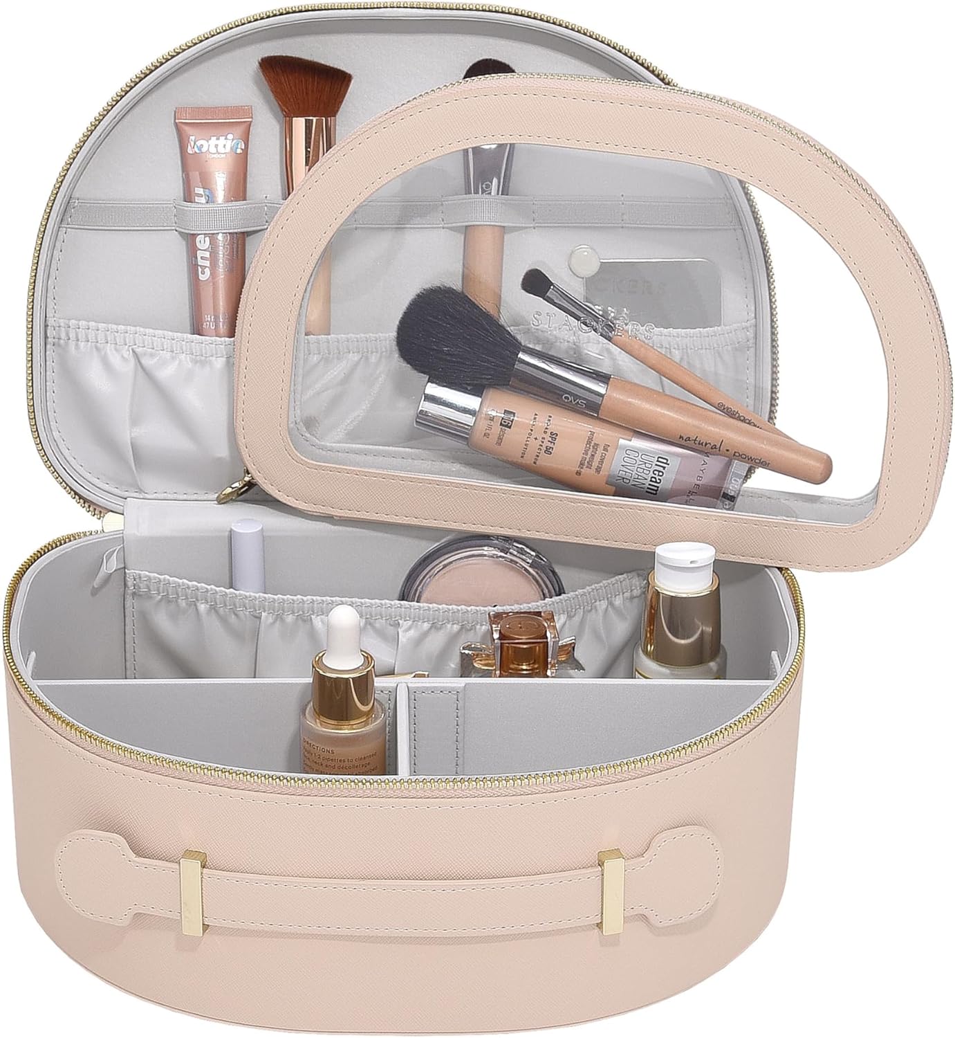 Detalle de Stackers Taupe Vanity Case