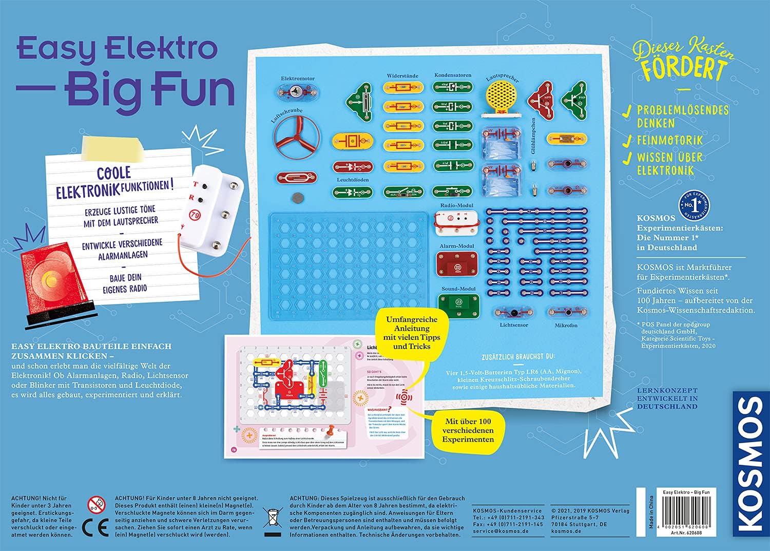 Thumbnail 5 de KOSMOS 620608 Easy Elektro Big Fun Elektronik-Bausatz