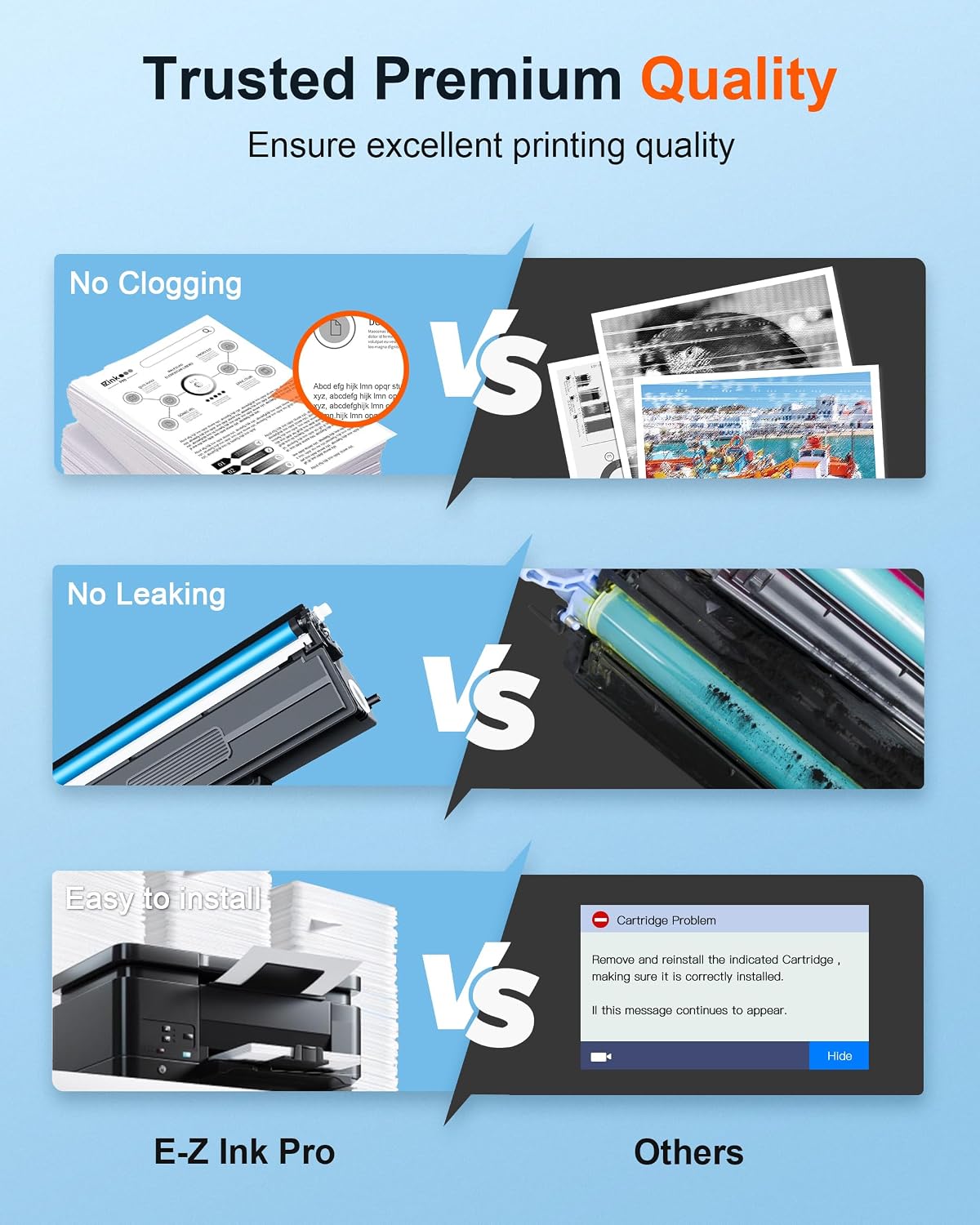 Thumbnail 4 de E-Z Ink Pro TN436 Toner Cartridge 4-Pack, High-Yield CMYK Replacement for Brother