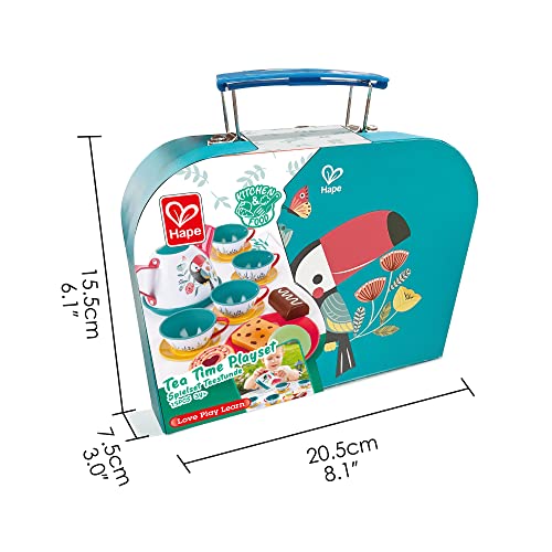 Detalle de Hape Hora del Té set de juego infantil con tetera 🍽