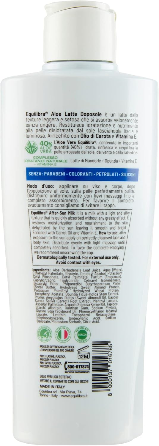 Thumbnail 5 de equilibra Solari Aloe Latte Doposole Idratante 200 ml