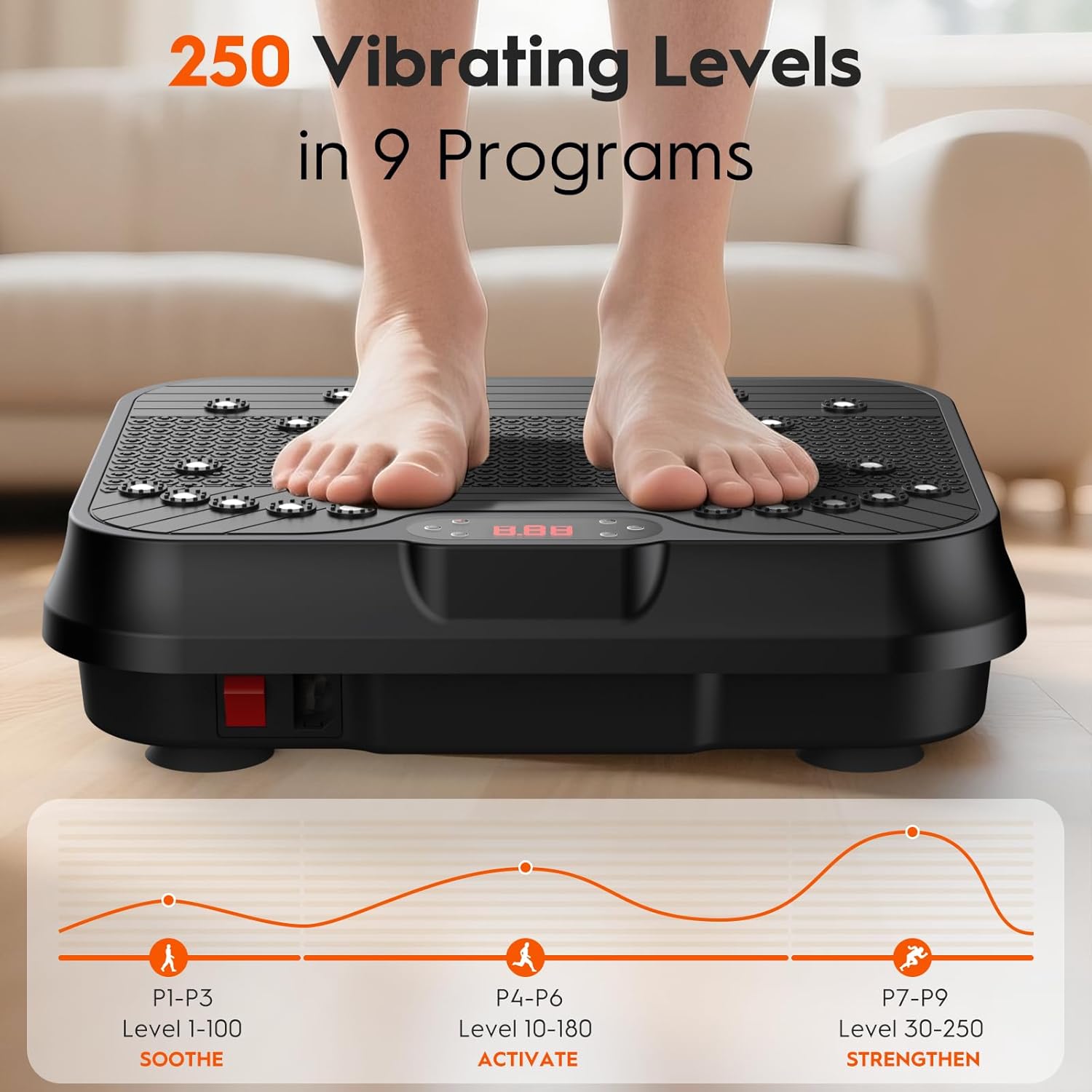 Thumbnail 3 de Vibration Plate Exercise Machine 400 lbs