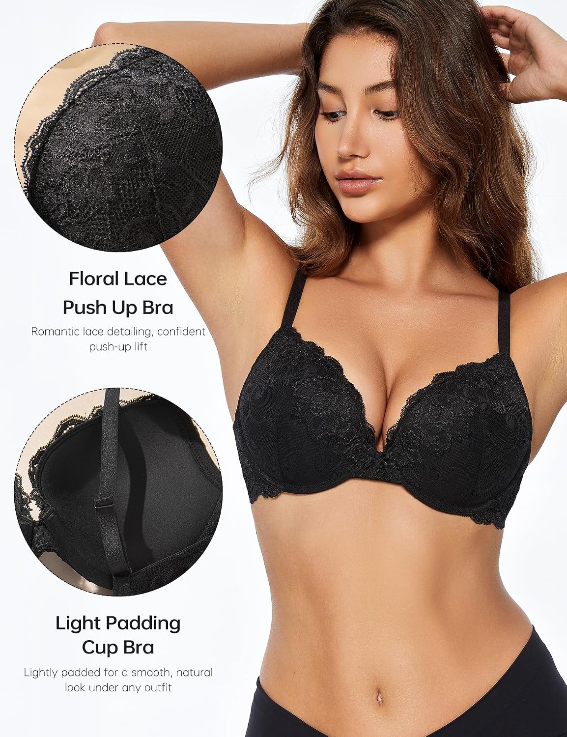 Thumbnail 1 de Wingslove Push Up Lace Bra