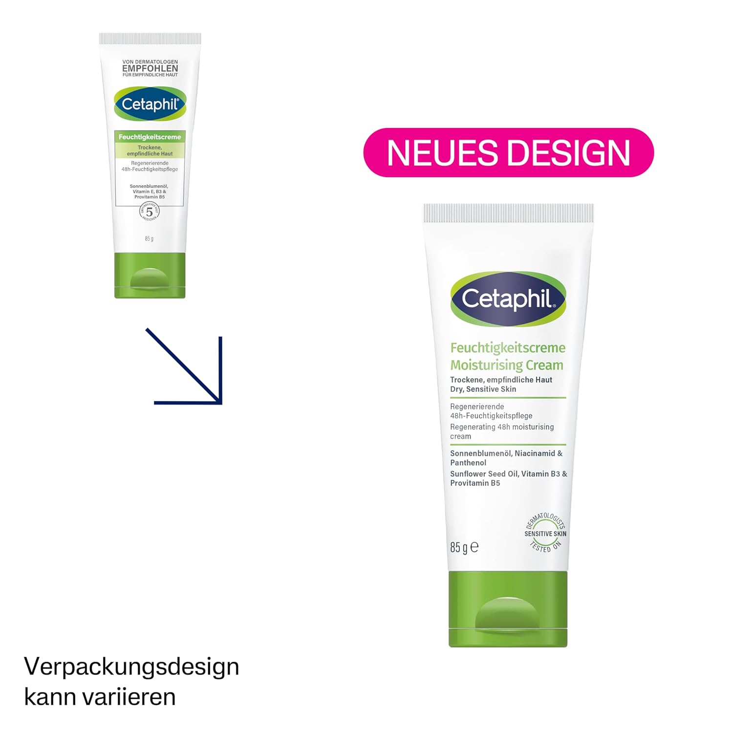 Detalle 2 de Cetaphil Feuchtigkeitscreme 85 ml – intensiv Feuchtigkeit für trockene, empfindliche Haut