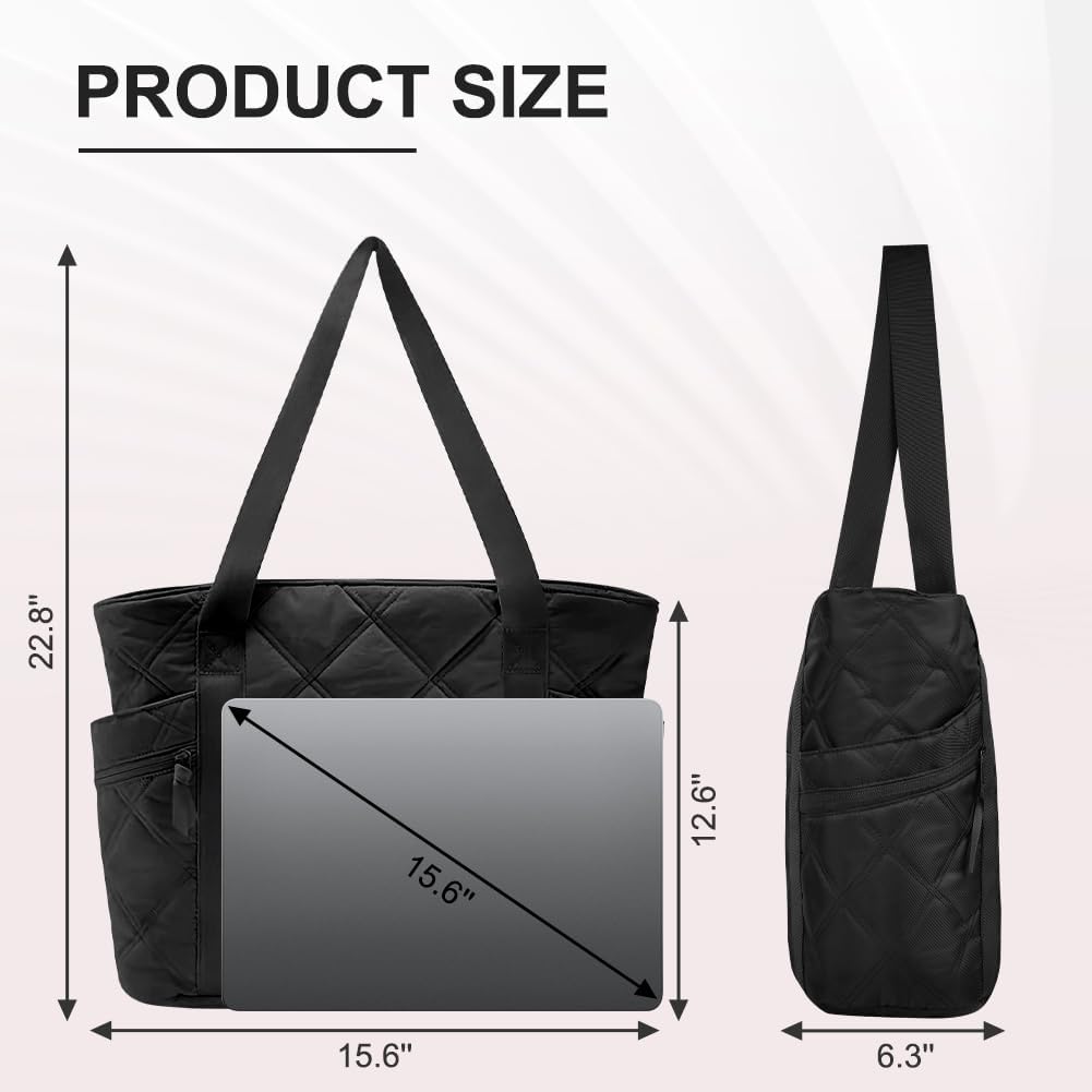 Thumbnail 2 de Aucuu Bolso Mujer Tote Acolchado Grande