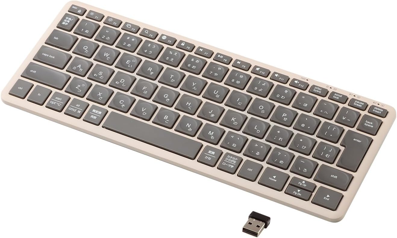 Detalle de サンワサプライ SKB-AZ01BG ワイヤレスキーボード|日本語配列85キー・充電式・3台切替