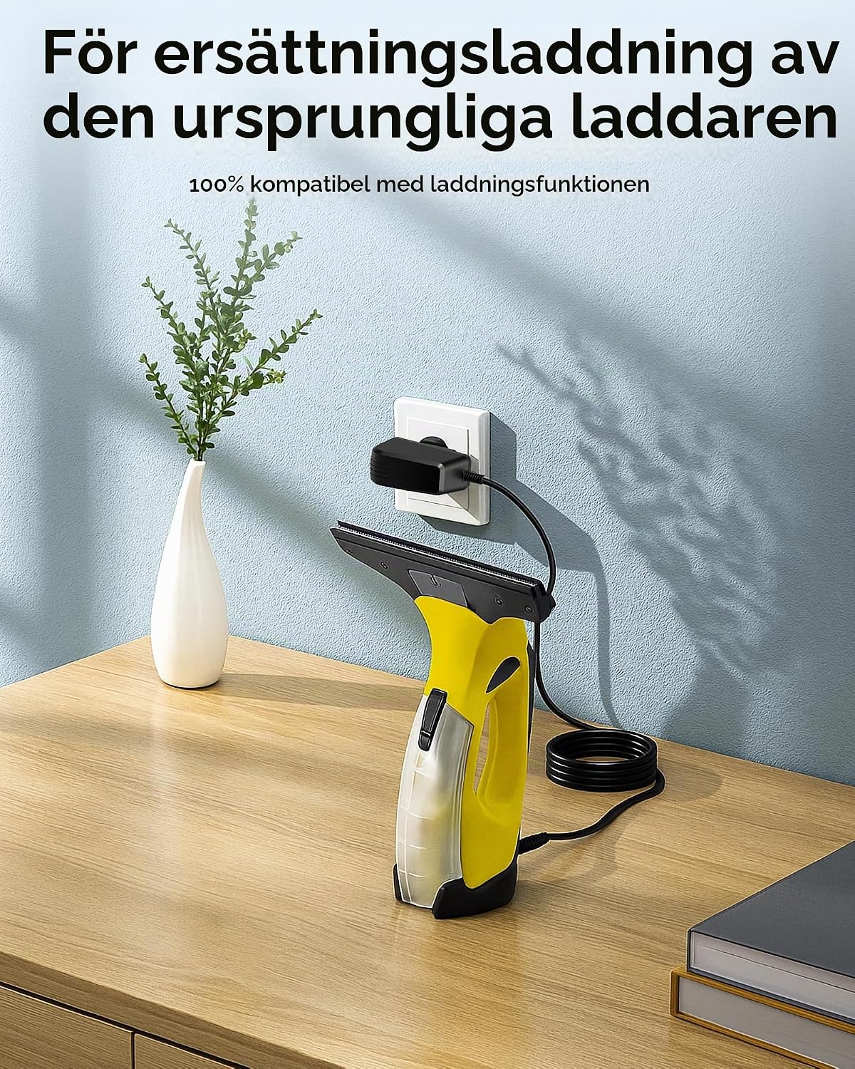 Detalle de Binamao 5,5 V nätadapter för Kärcher KWI1, WV1, WV2 och WV5, 600 mA