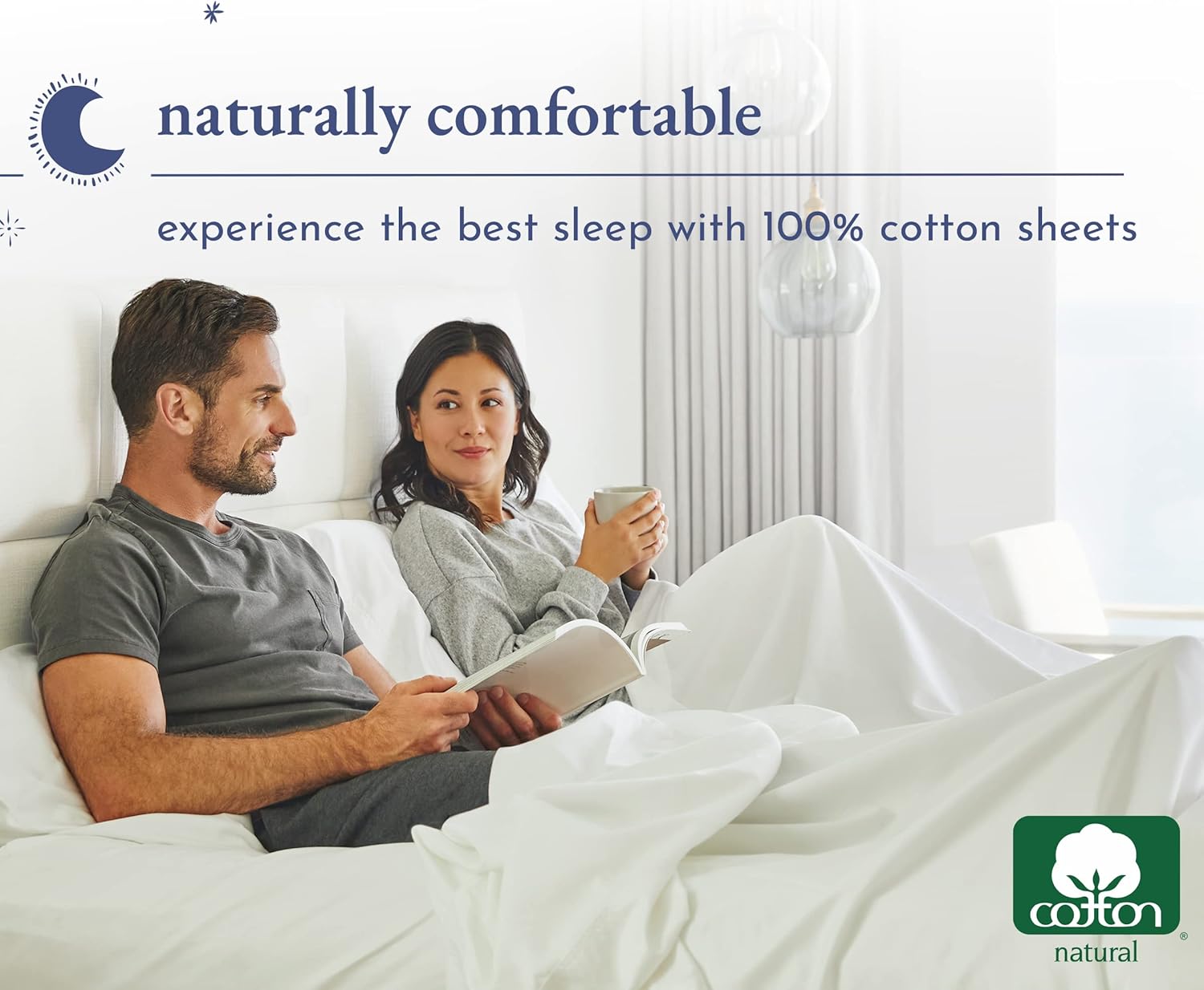 Thumbnail 6 de California Design Den 100% Cotton King Sateen 2-Pack Sheet Set (Deep Pocket, White)