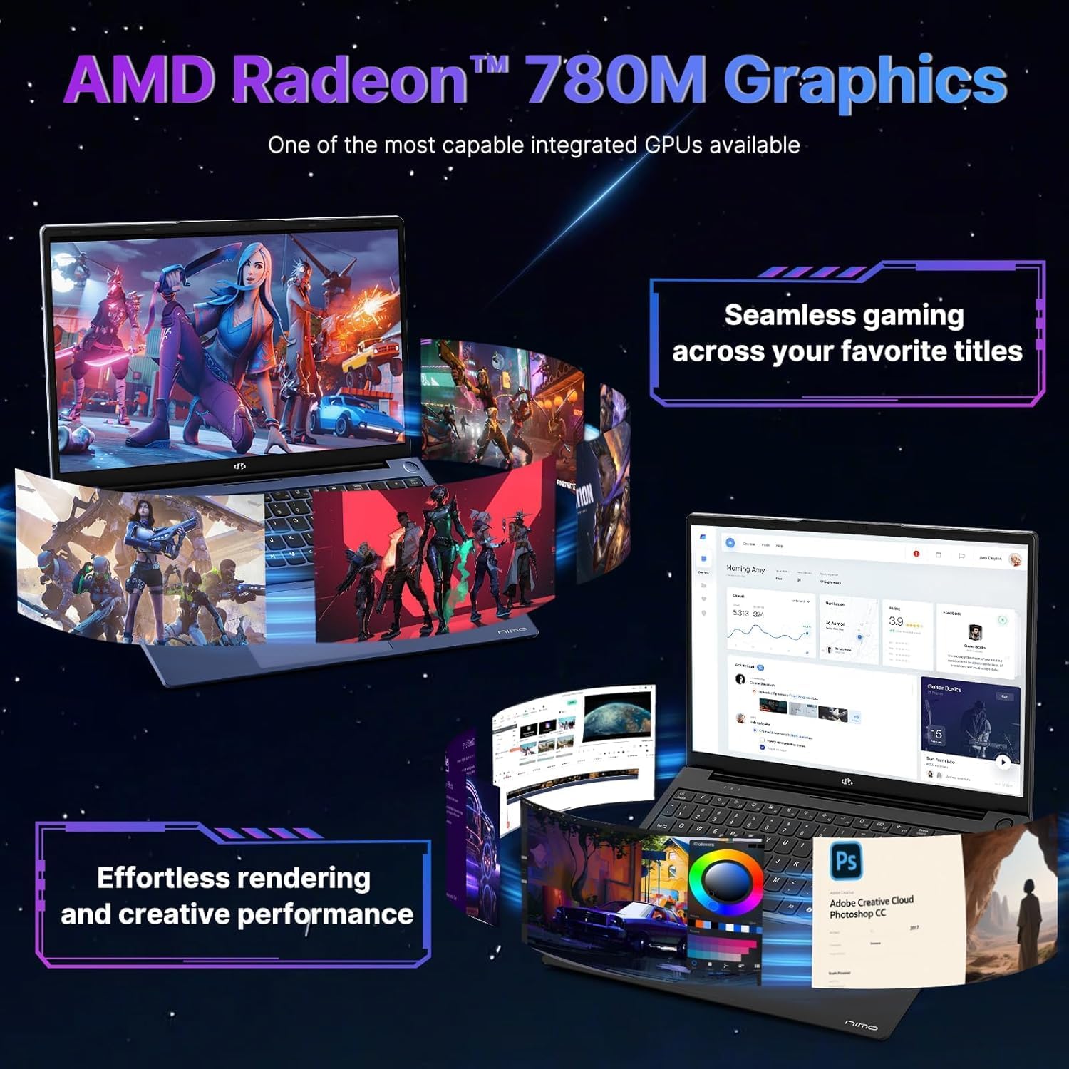 Detalle 2 de NIMO Laptop Ryzen 9 8945HS