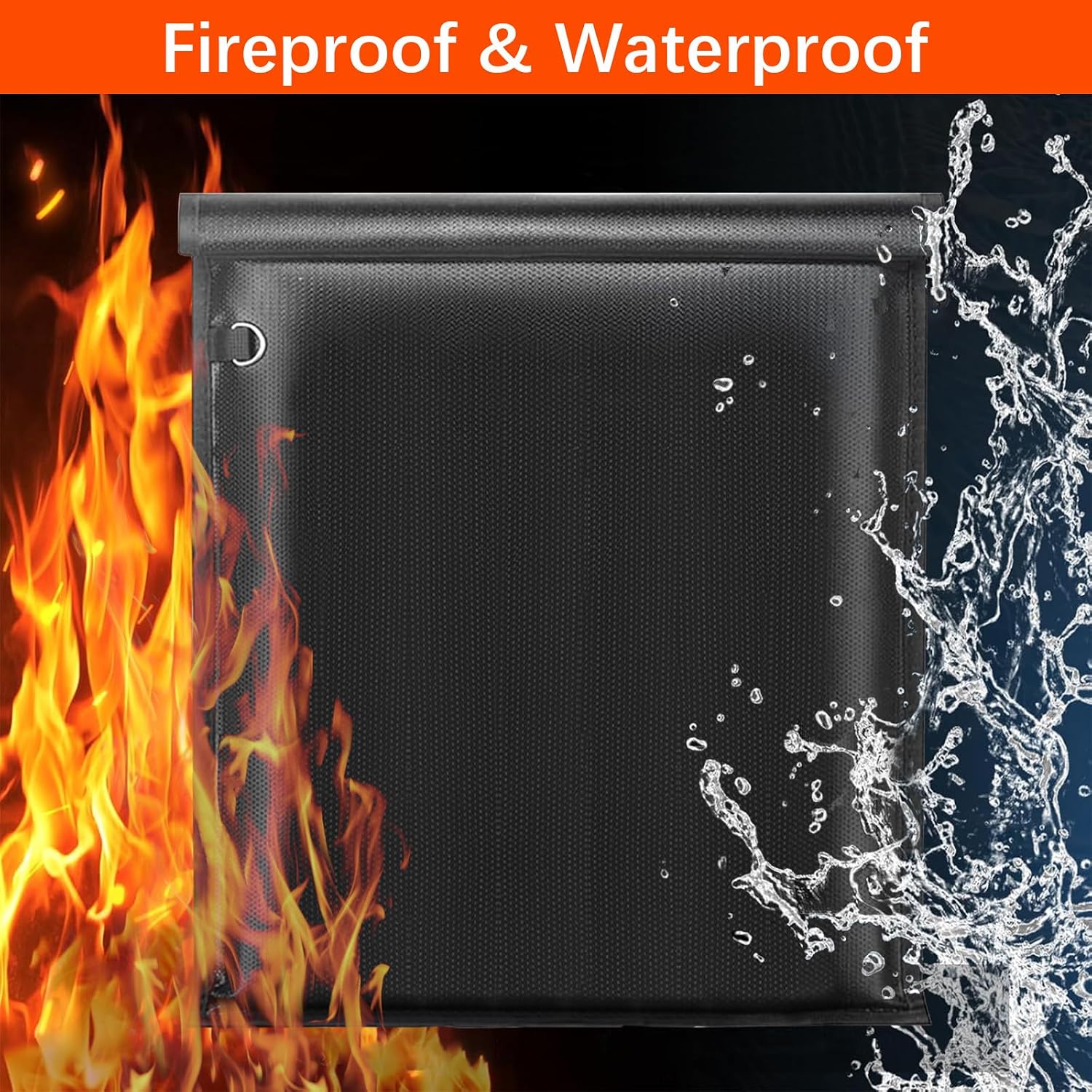 Detalle de Inaepeak Sacs Faraday grande cage Faraday antivol – protection RFID/EMP pour téléphones, ordinateurs et clés