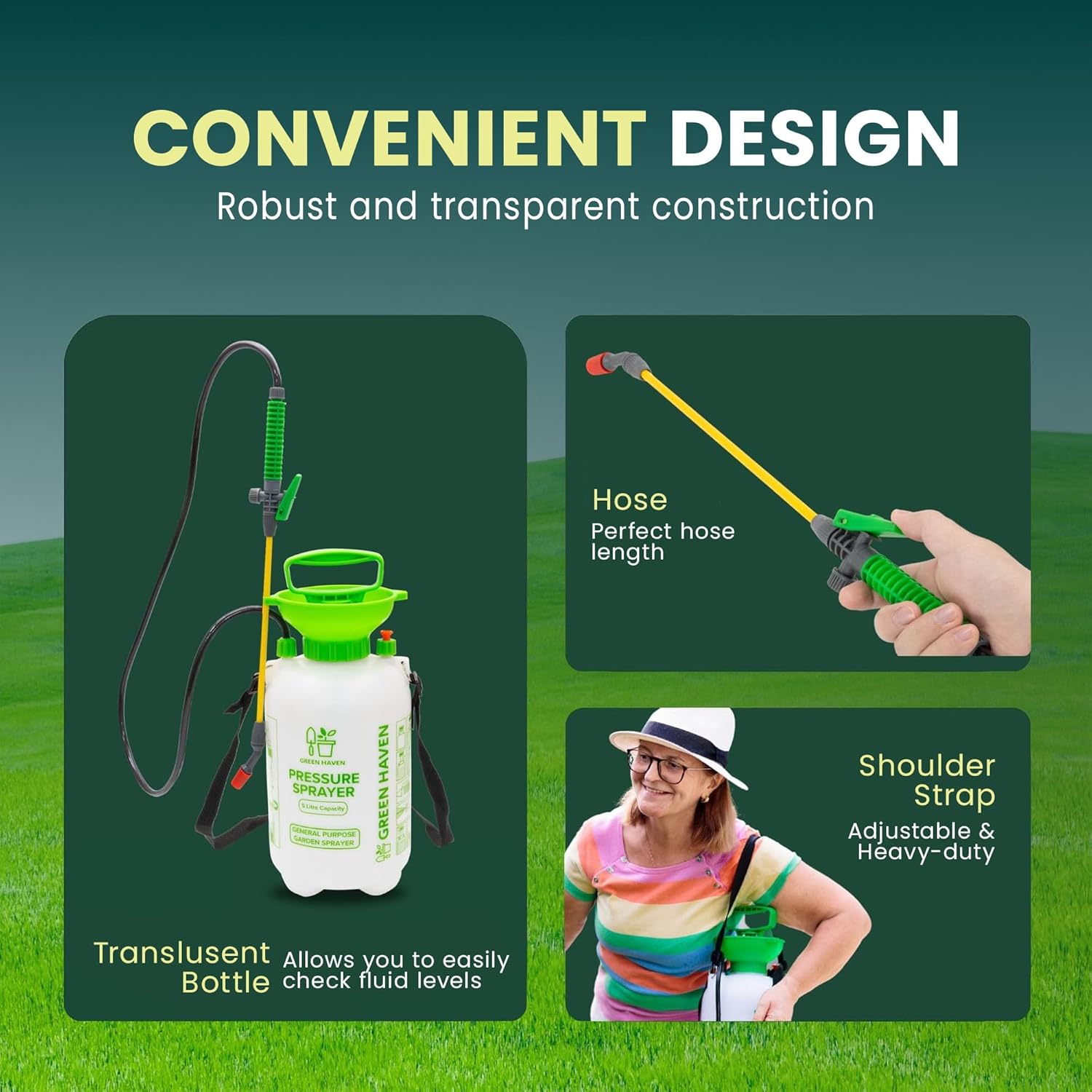 Thumbnail 2 de Green Haven 5 Litre garden sprayer