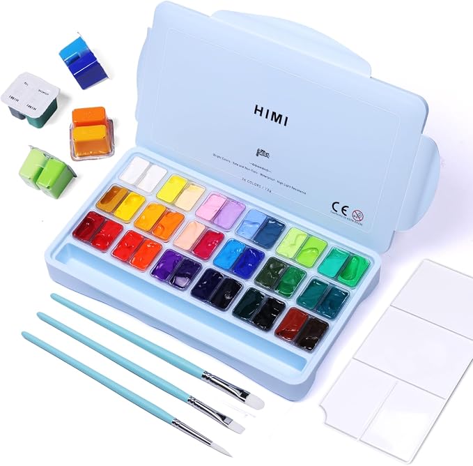 ARTFLY HIMI Juego de gouache con 36 colores 🎨