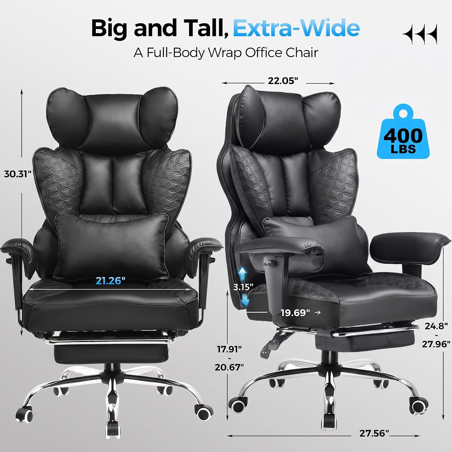 Thumbnail 1 de GTPLAYER Gaming Chair 400 lb Capacity