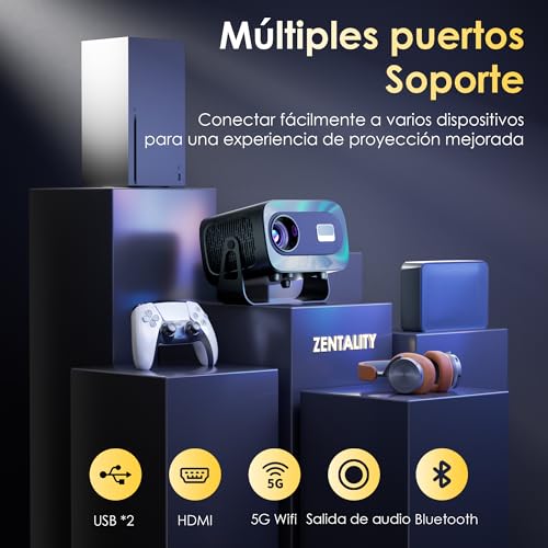 Detalle 2 de ZENTALITY A10 Proyector Portátil 4K 📽