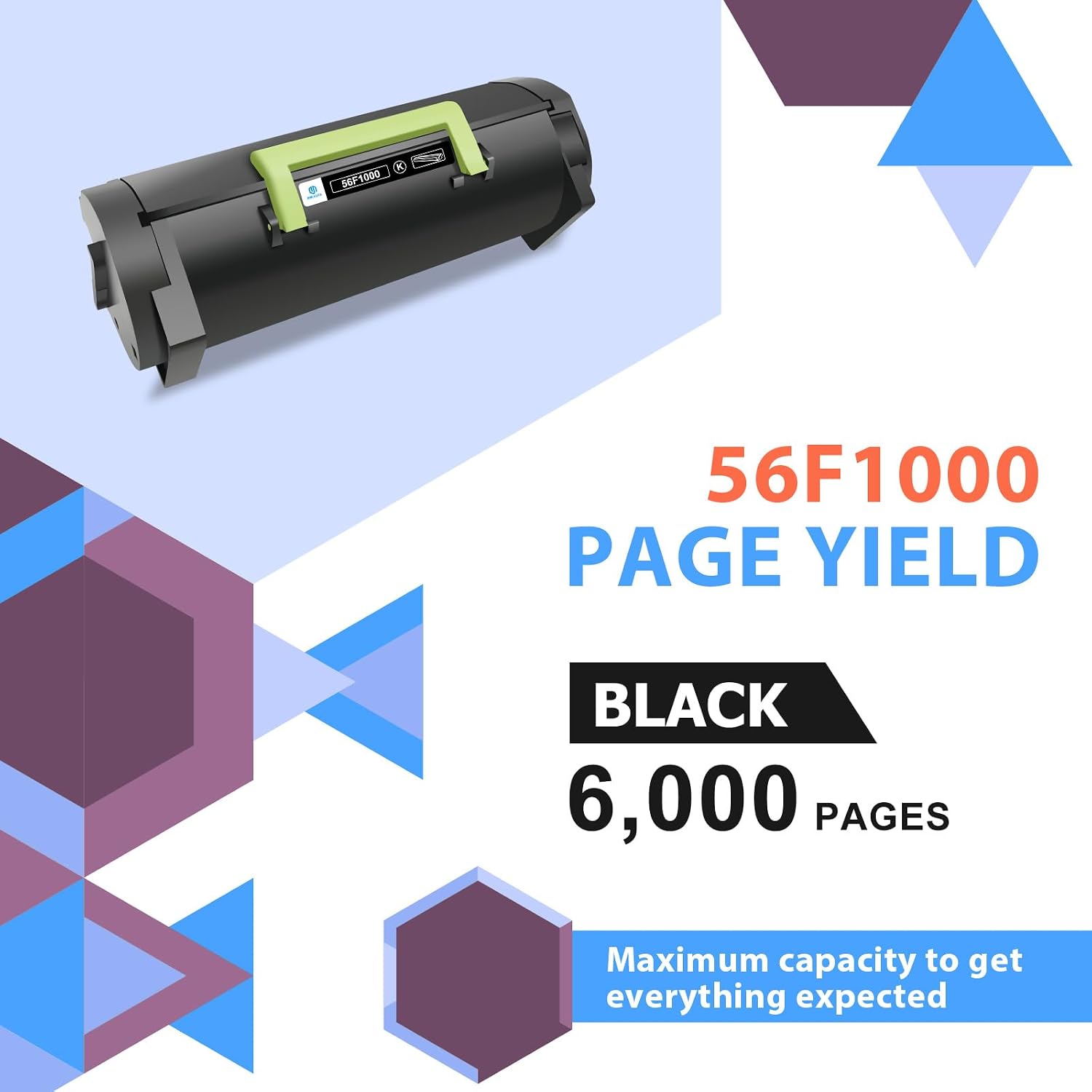 Detalle 2 de 56F1000 Black Toner Cartridge