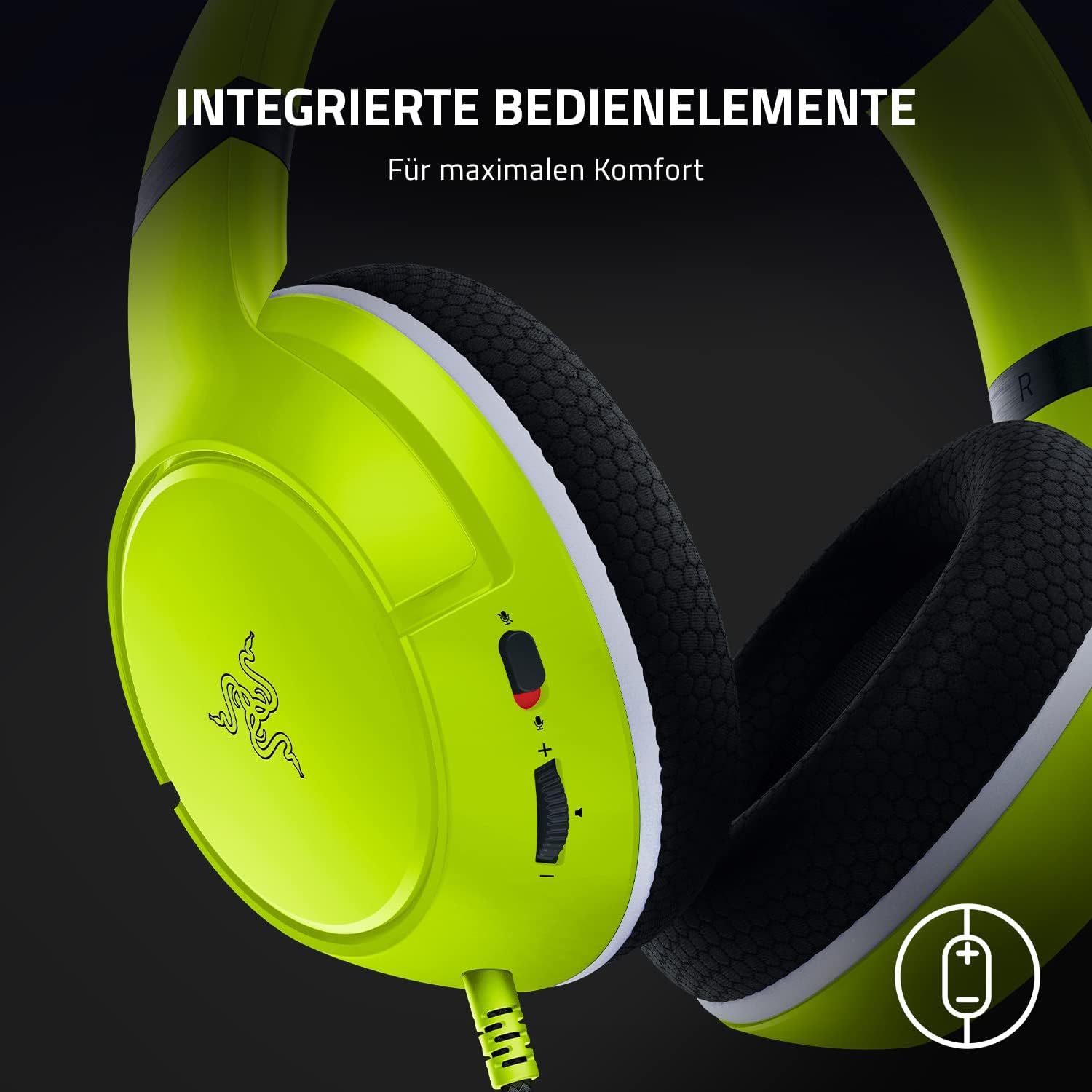 Detalle 2 de Razer Kaira X – Kabelgebundene Gaming-Kopfhörer für Xbox Series X|S (Grün)