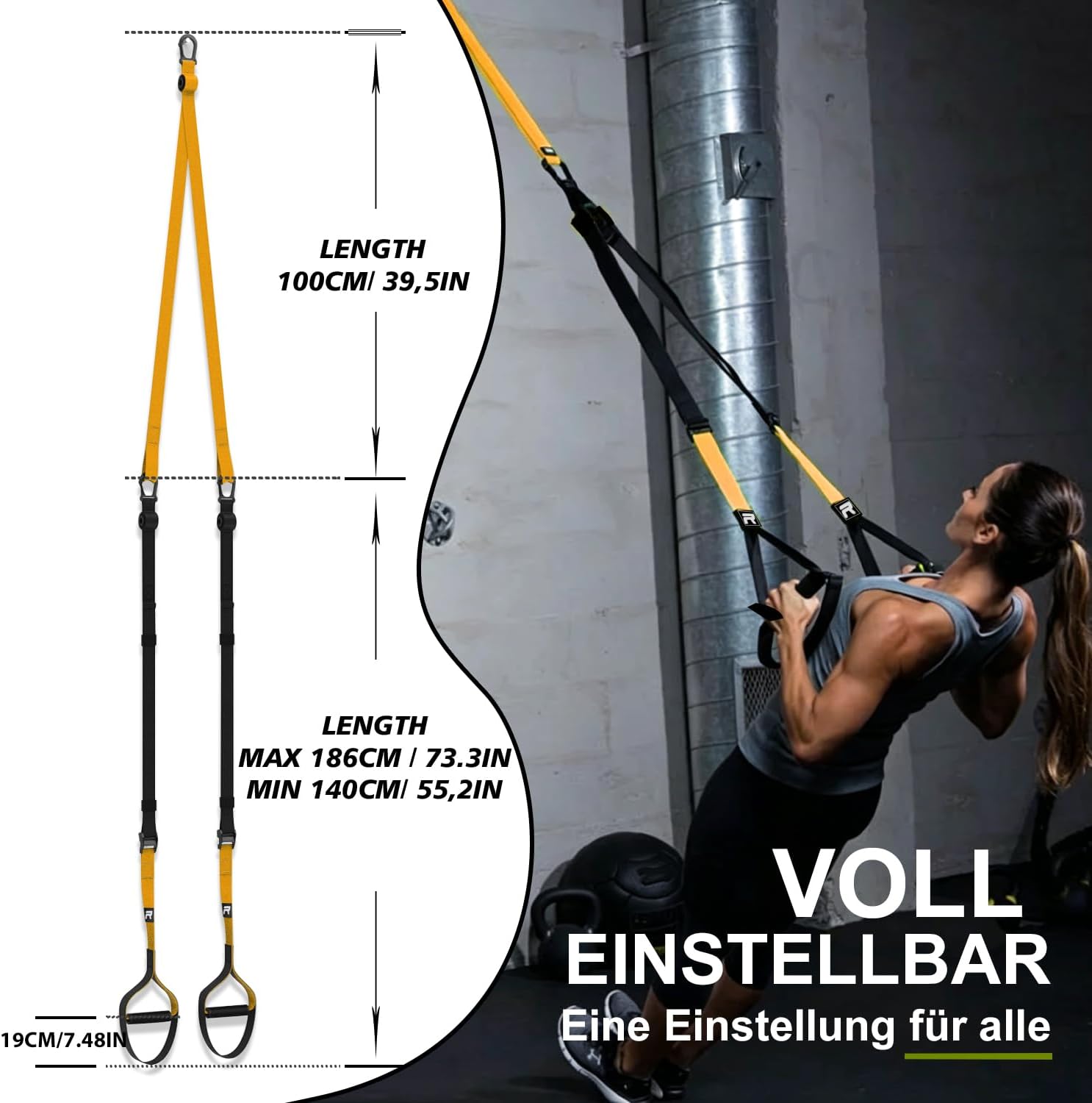 Thumbnail 3 de RHINOSPORT Sling Trainer Set adjustable suspension trainer