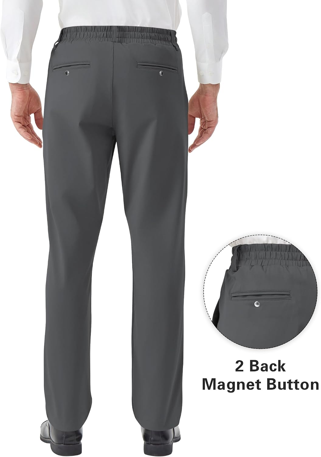 Thumbnail 2 de Men's Dress Pants, 100% Polyester