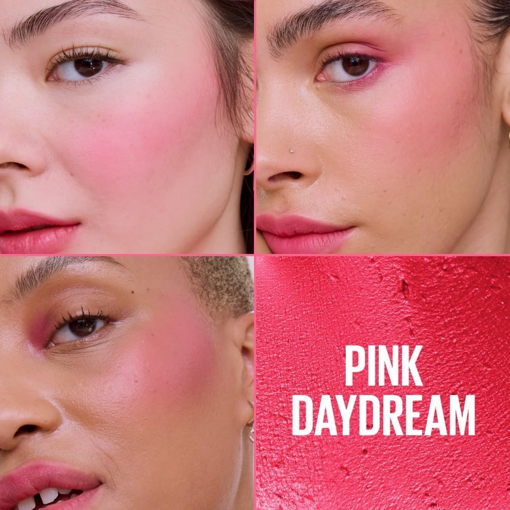 Detalle de Maybelline New York Cloudtopia — blush en mousse multi-usage pour joues & lèvres, fini mat flouté, teinte 04 Pink Daydream