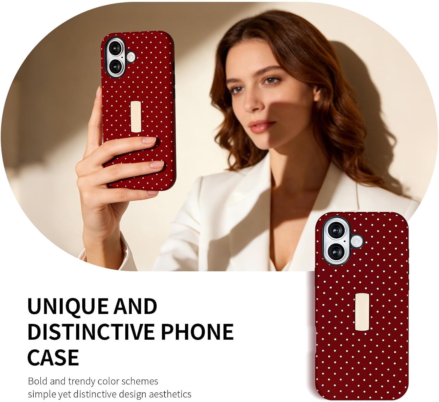 Detalle de iPhone 16 Case with Adjustable Hidden Stand