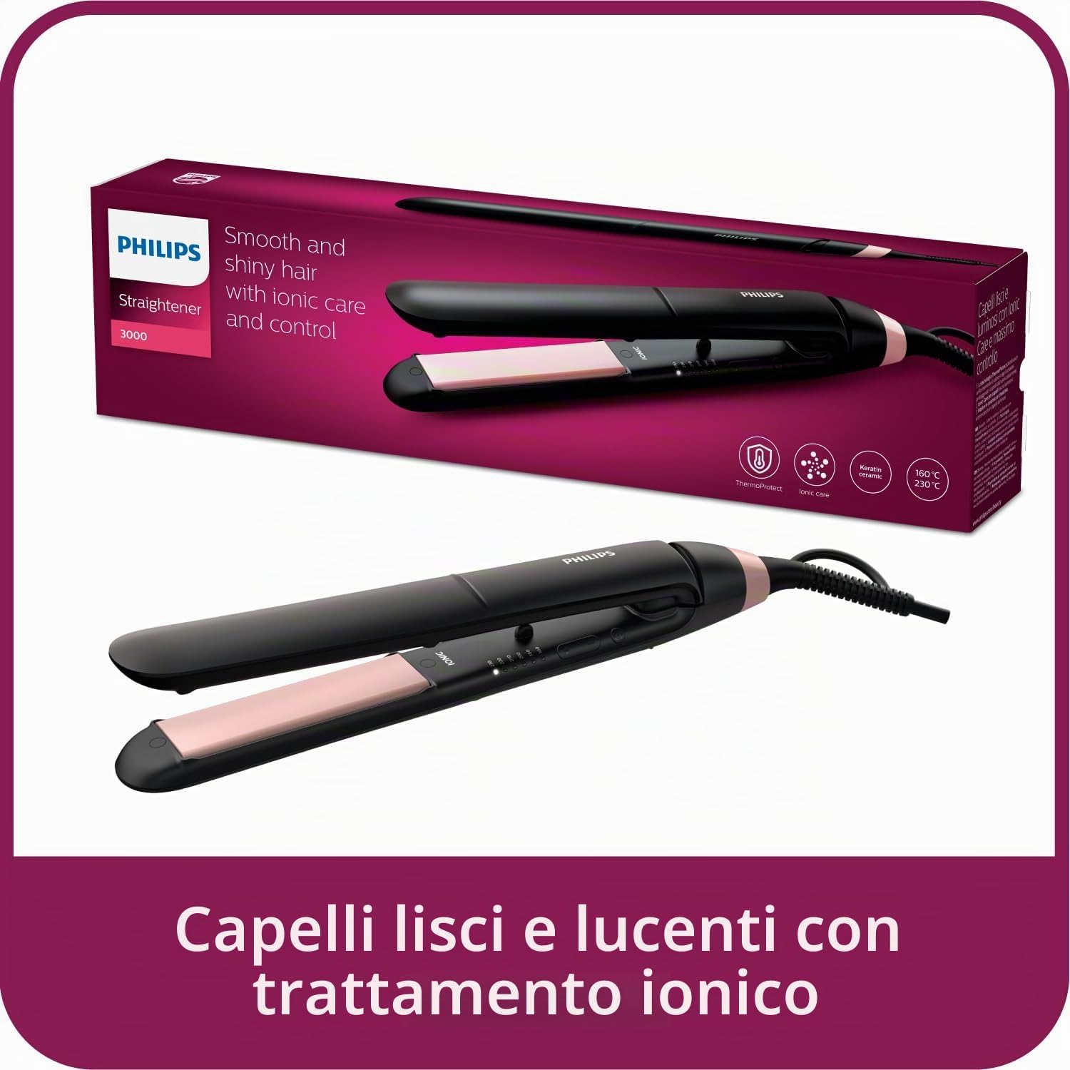 Detalle 2 de Philips BHS378/00 Lisseur Essential 6 temperature