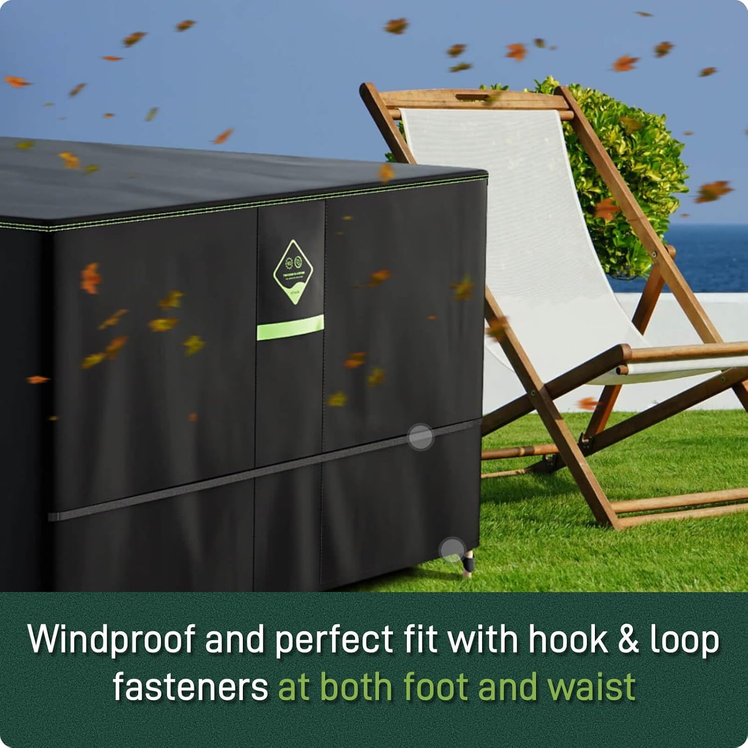 Thumbnail 5 de AWNIC Garden Furniture Covers 190×190×71cm, Waterproof Square Cover