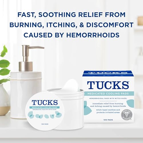 Thumbnail 4 de TUCKS Medicated Cooling Pads, 100 Count – Witch Hazel Hemorrhoid Pads for Comfort and Hygiene