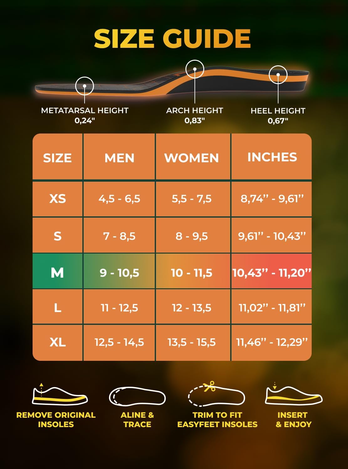 Thumbnail 5 de Flame Boost Running Athletic Shoe Insoles: Arch Support, Shock Absorption, and All‑Season Sport Comfort
