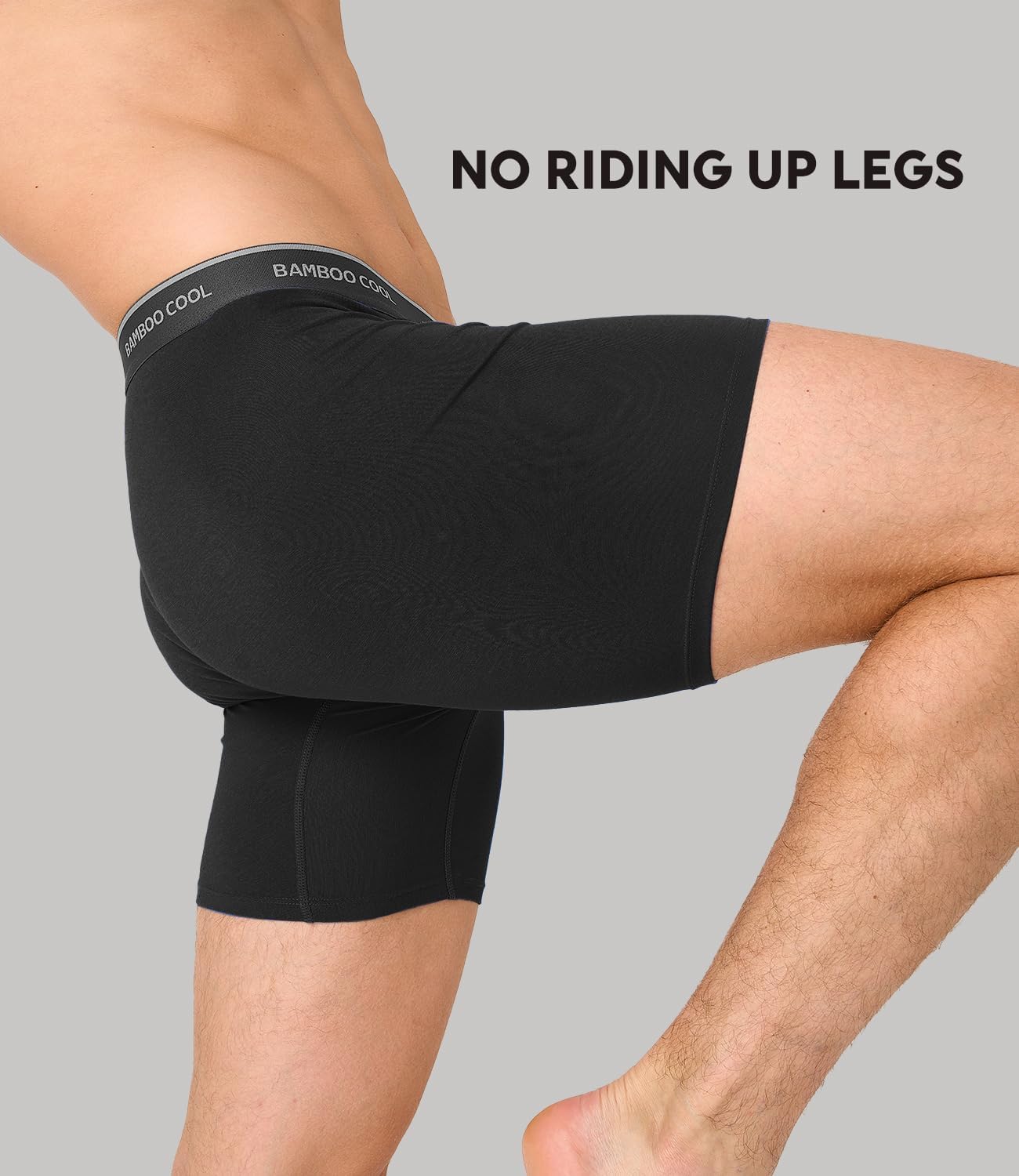 Thumbnail 3 de BAMBOO COOL Men's Boxer Briefs, 7-Pack with Fly, Moisture-Wicking Comfort