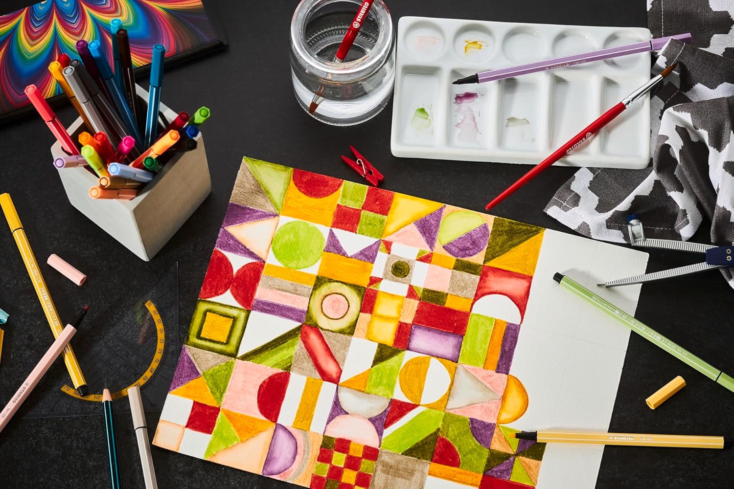 Thumbnail 6 de STABILO Pen 68 - Set de 30 rotuladores en caja metálica ✨