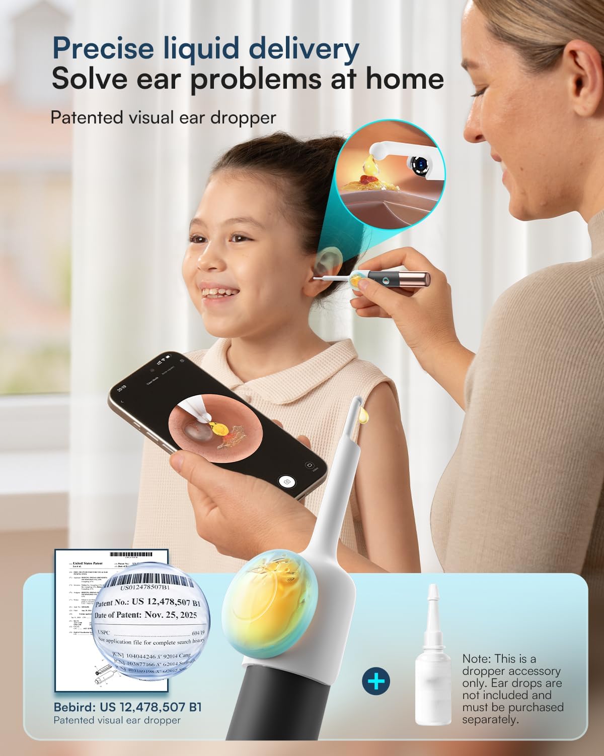 Thumbnail 6 de Bebird Earsight Ultra Ear Wax Removal Kit with 2K HD Wi‑Fi Camera, Flexible Endoscope & Safety Stopper