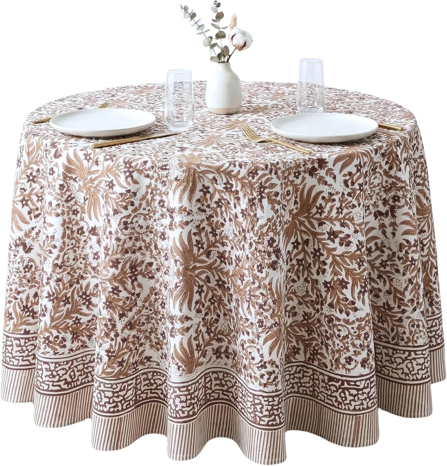 Thumbnail 6 de ATOSII Round Tablecloth, 60 Inches