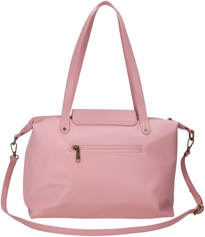 Thumbnail 2 de Pepe Jeans Leire Borsa Tote rosa: media da viaggio con zip e tracolla regolabile