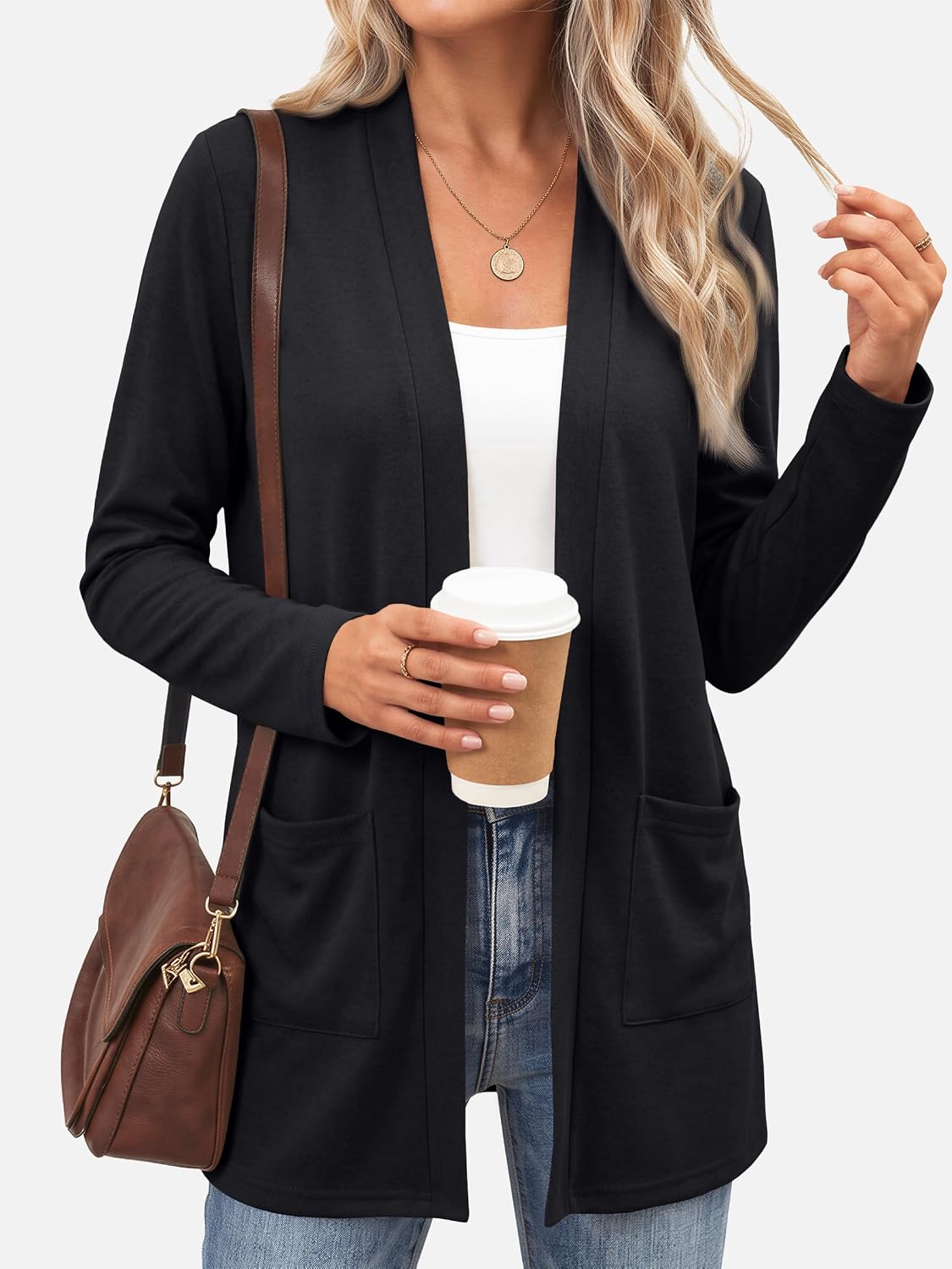 Detalle de LILLUSORY Women's Lightweight Cardigan