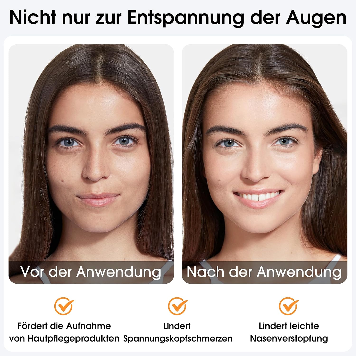 Thumbnail 5 de EASICUTI Augenmaske Wärmend – Kabellose Wärme-Augenkompresse mit 4 Stufen, 1200 mAh Akku