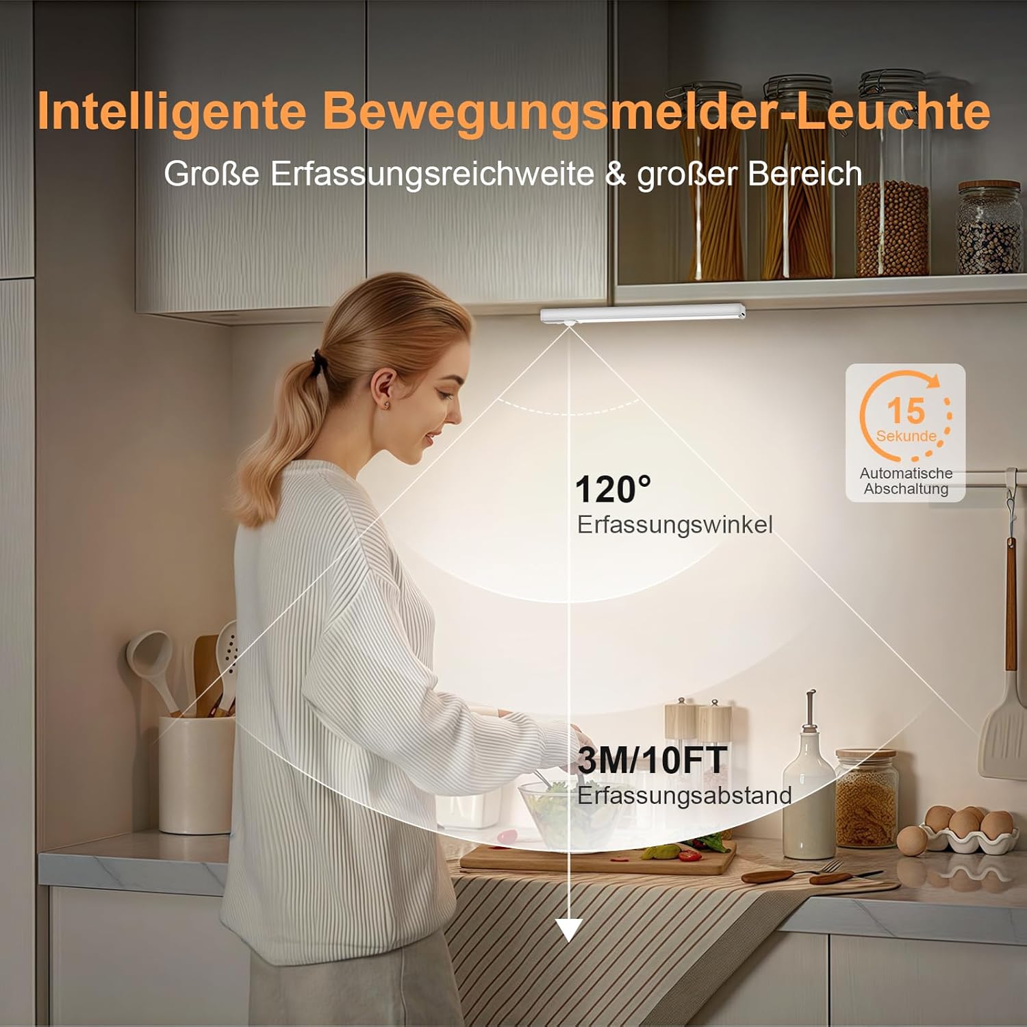Detalle 2 de daphomeu Unterbauleuchte 20 cm 🔦
