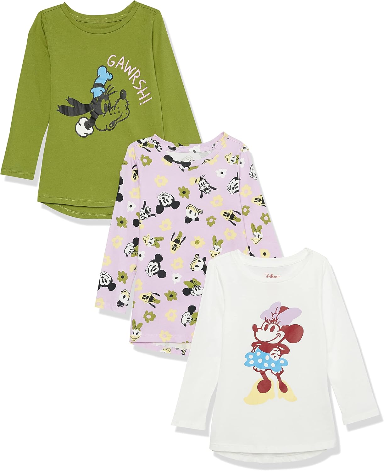 Thumbnail 4 de Amazon Essentials Girls' Long-Sleeve Tunic T-Shirts Pack of 3