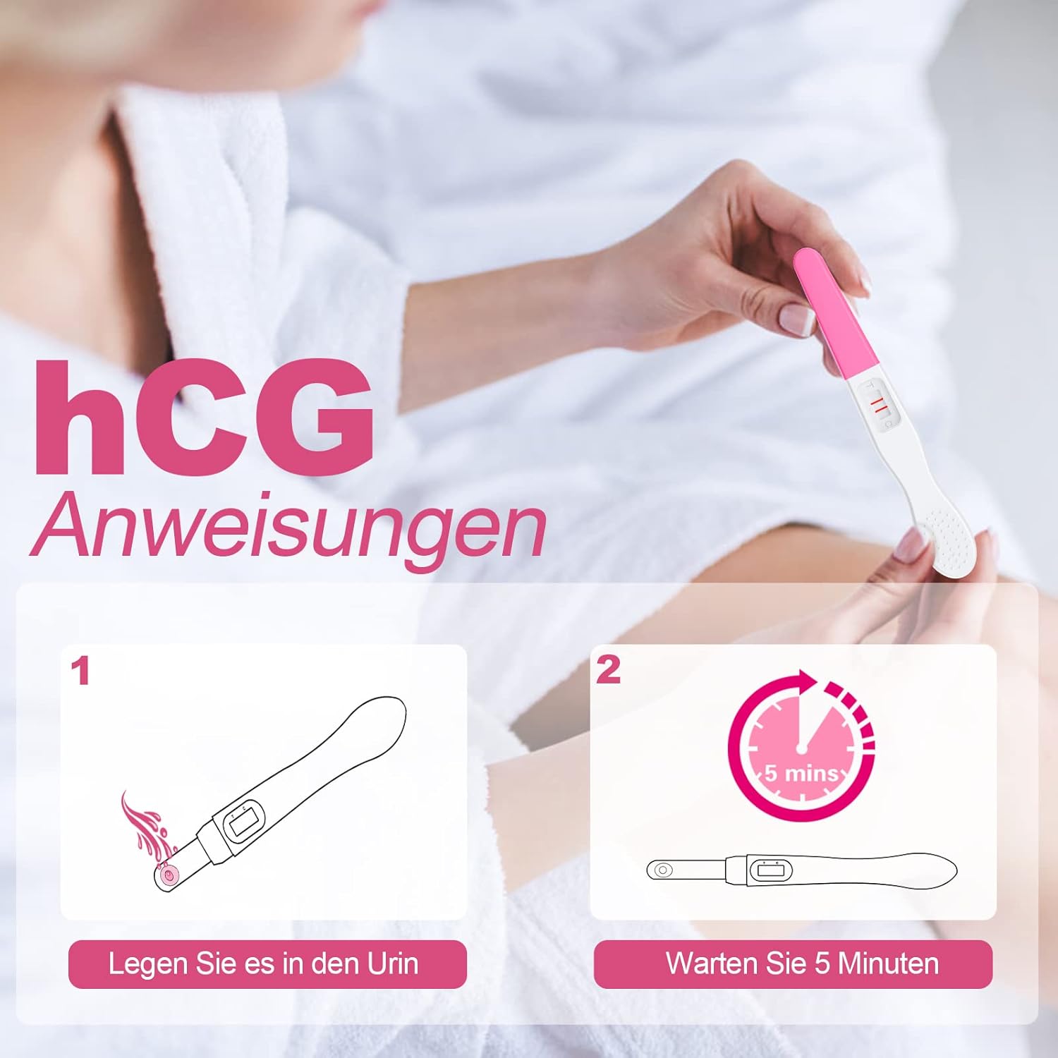 Thumbnail 3 de MOMMED 5 X Schwangerschaftstest