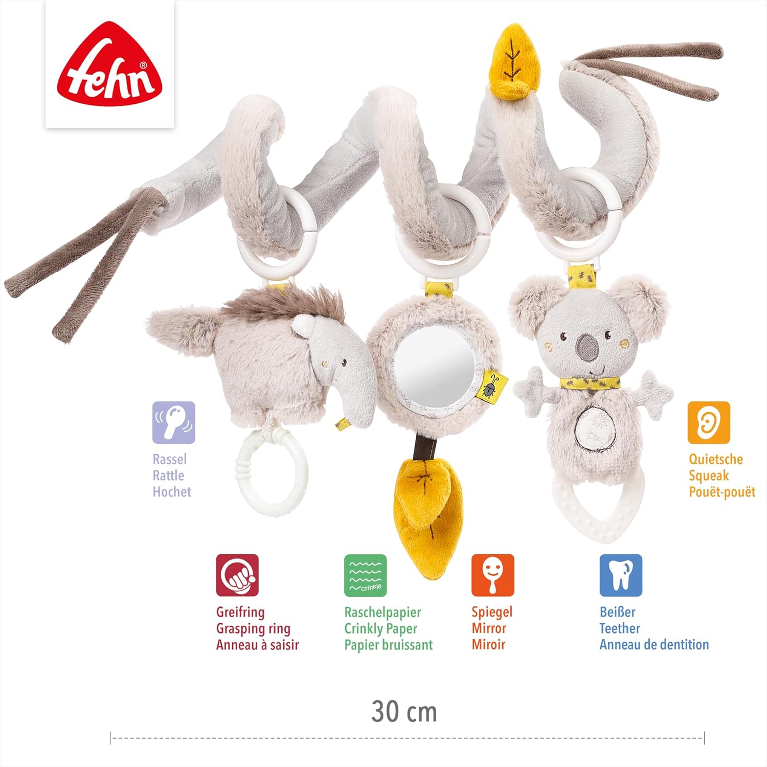 Detalle de Fehn Spirale d'Activités Australia – pour Saisir et Palper, 30 cm, bébé et jeunes enfants