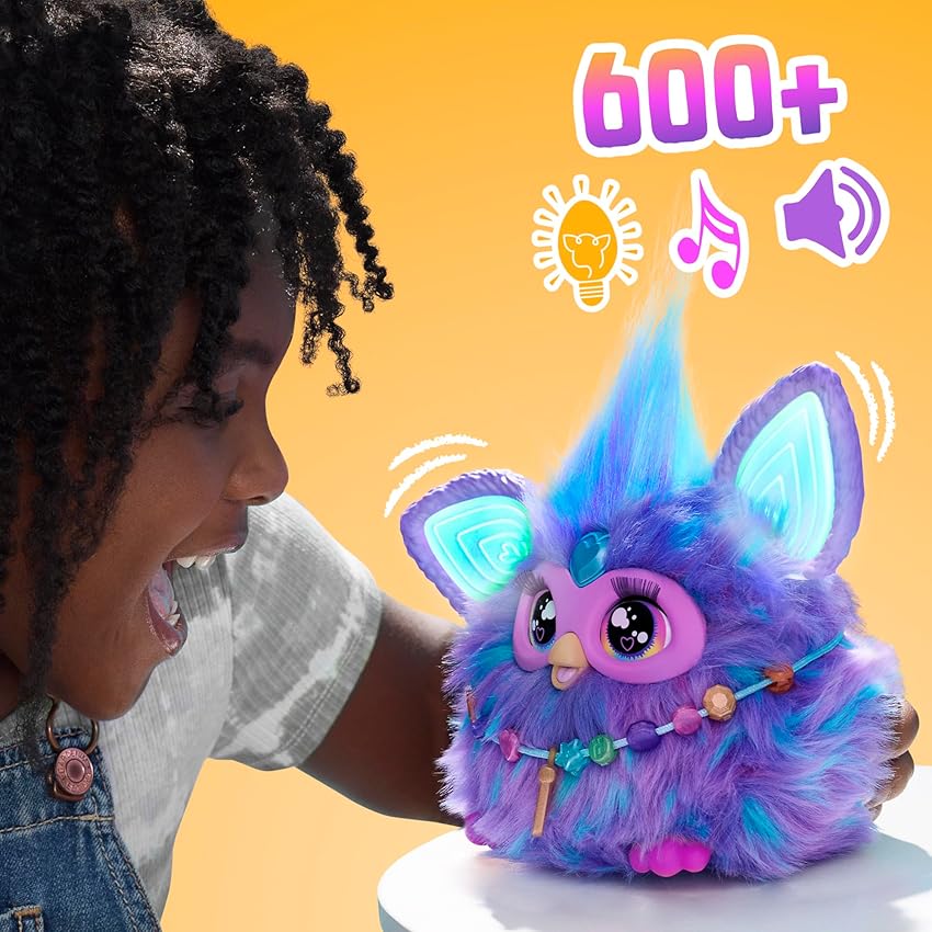 Thumbnail 3 de Furby Interactivo Lila - Juguete de Peluche Español 🐾