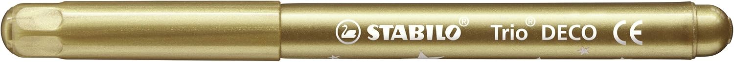Detalle de STABILO Metallic-Filzstift Trio Deco – 8er Pack mit robuster XL-Spitze