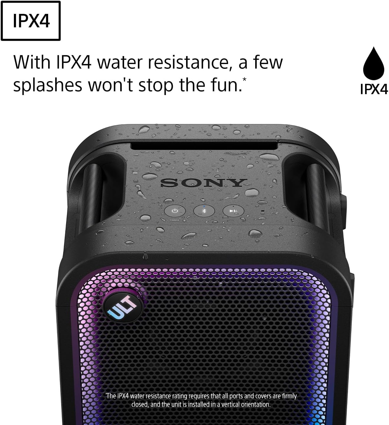 Thumbnail 6 de Sony ULT TOWER 5 SRSULT500 Party Speaker, 300W, Bluetooth, XLR/RCA, IPX4