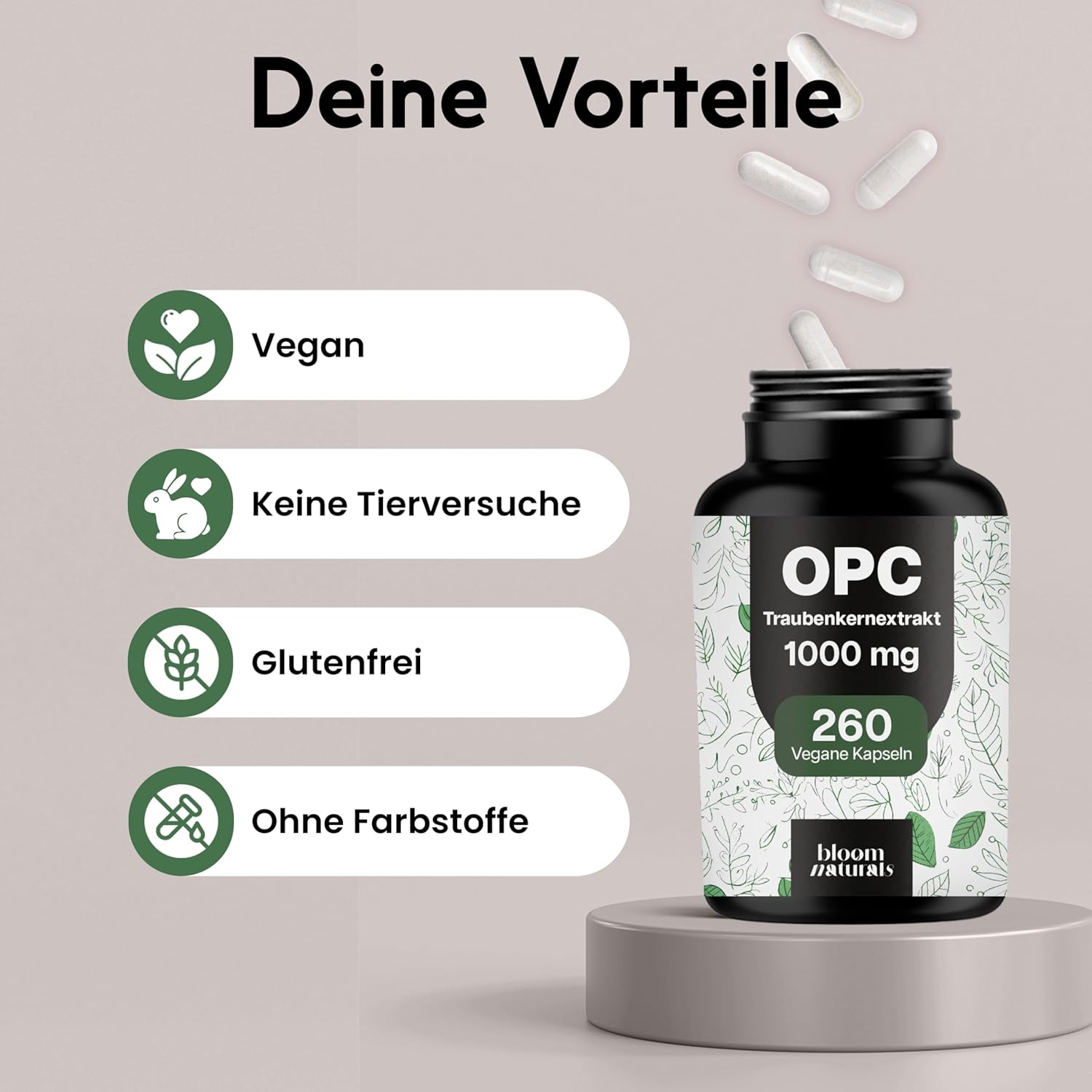 Thumbnail 3 de OPC Traubenkernextrakt 260 Kapseln