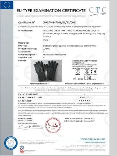 Thumbnail 7 de SPGOOD Guantes BBQ 800 ℃ L/XXL