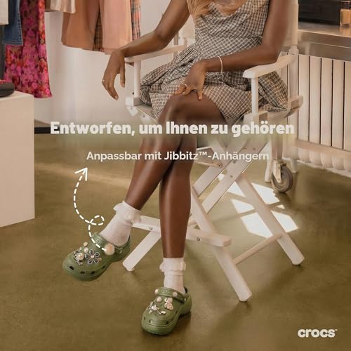 Detalle de Crocs Unisex Classic Clog Army Green 33/34 EU – robust, leicht und vielseitig