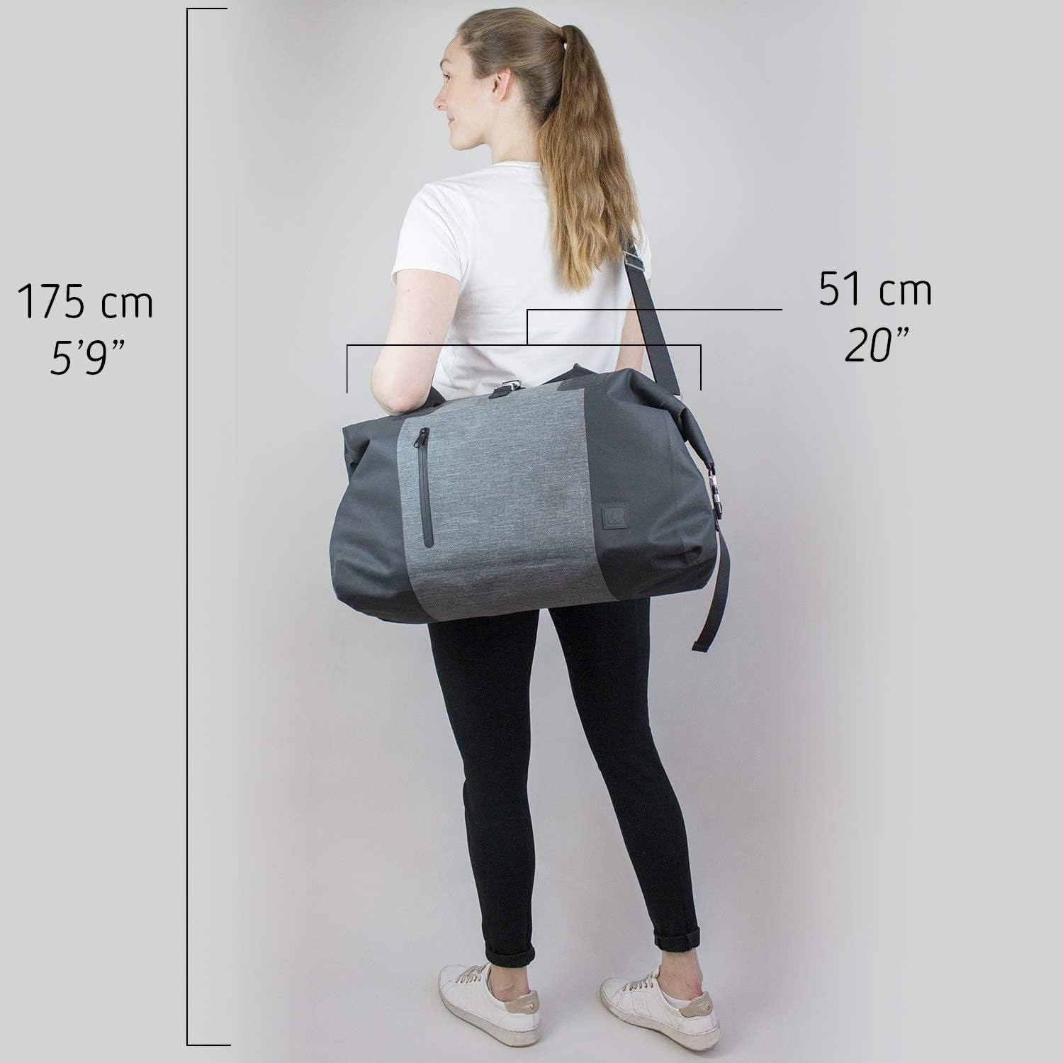Detalle de The Friendly Swede HÅGA Sac Étanche de Voyage 30L avec poche 15,6"