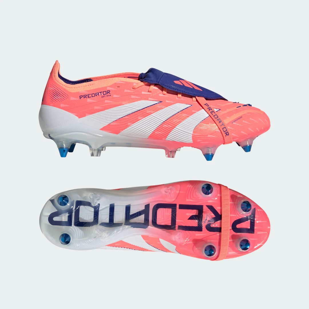 Imagen de Bota Predator Elite con lengüeta plegable para césped natural húmedo de Adidas en OfertitasTOP